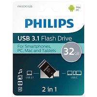 Philips 32GB USB 3.1 / USB-C Flash Drive