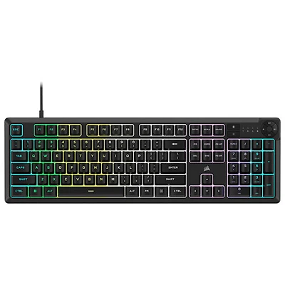 Corsair K55 Core Backlit Membrane Linear Full-Size Gaming Keyboard - English