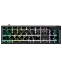 Clavier de jeu pleine grandeur rétroéclairé à membrane linéaire K55 Core de Corsair - Anglais