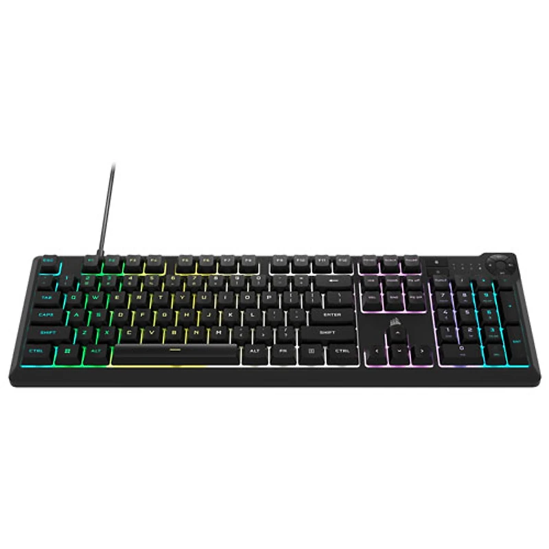 Clavier de jeu pleine grandeur rétroéclairé à membrane linéaire K55 Core de Corsair - Anglais