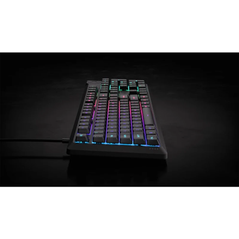 Clavier de jeu pleine grandeur rétroéclairé à membrane linéaire K55 Core de Corsair - Anglais