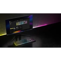 Clavier de jeu pleine grandeur rétroéclairé à membrane linéaire K55 Core de Corsair - Anglais