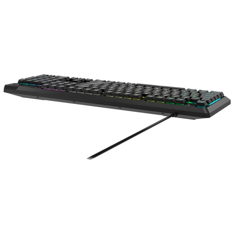 Clavier de jeu pleine grandeur rétroéclairé à membrane linéaire K55 Core de Corsair - Anglais