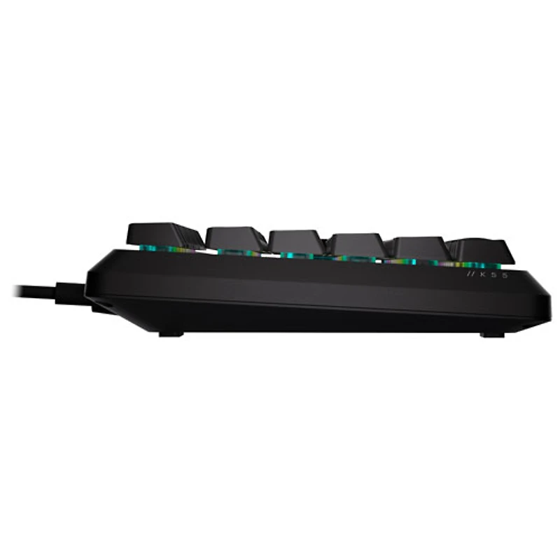 Clavier de jeu pleine grandeur rétroéclairé à membrane linéaire K55 Core de Corsair - Anglais