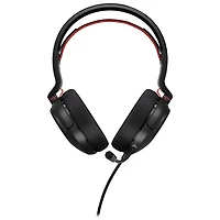 Casque de jeu HS35 v2 de Corsair - Noir/Rouge