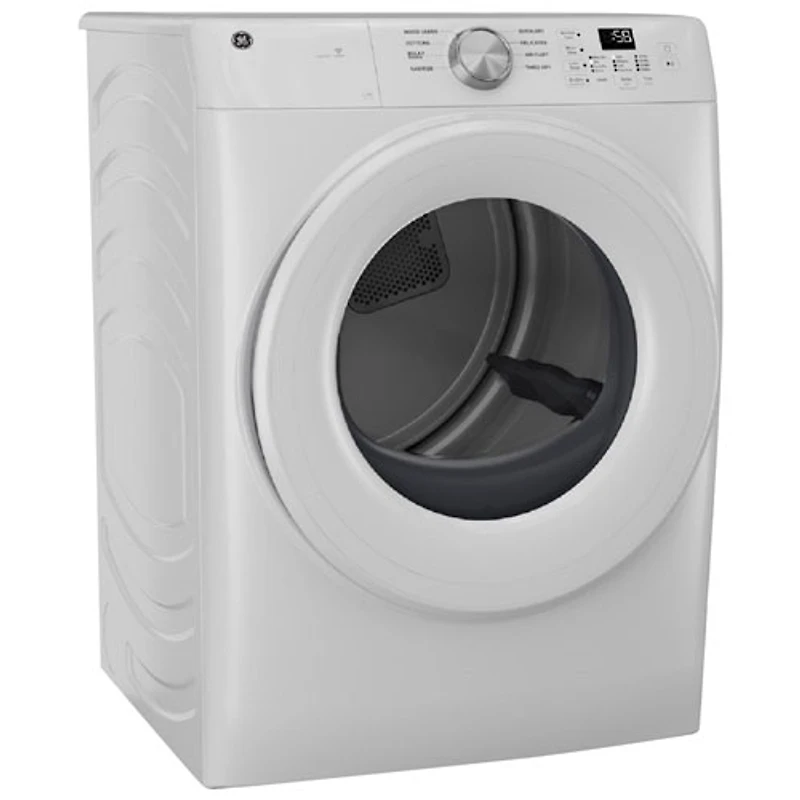 GE 7.8 Cu. Ft. Large Capacity Stackable Electric Dryer with Moisture Sensing, Wrinkle Prevent, Energy Star & Wi-Fi (GFD35ESMYWW) - White