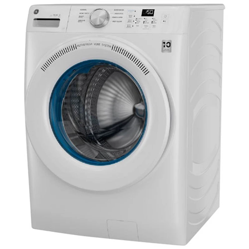 GE 5.3 Cu. Ft. High Efficiency Front Load Washer (GFW350SSYWW) - White