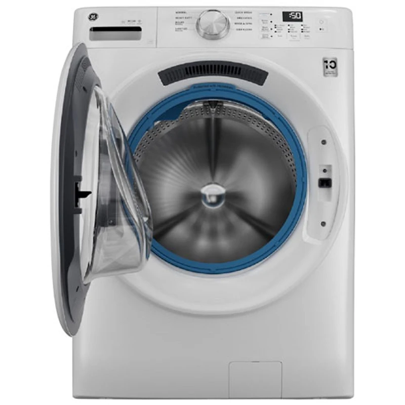 GE 5.3 Cu. Ft. High Efficiency Front Load Washer (GFW350SSYWW) - White