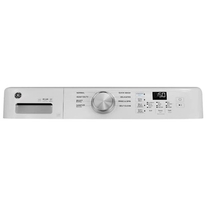GE 5.3 Cu. Ft. High Efficiency Front Load Washer (GFW350SSYWW) - White
