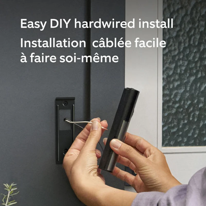 Ring Doorbell Pro (Wired) Wi-Fi Video Doorbell (3rd Gen) - Deep Silver