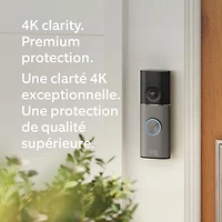 Ring Doorbell Pro Wire-Free Battery Wi-Fi Video Doorbell (2nd Gen) - Deep Silver
