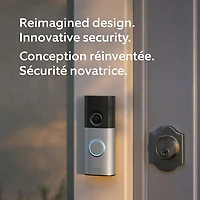 Ring Doorbell Plus (Wired) Wi-Fi Video Doorbell (2nd Gen) - Nickel Silver