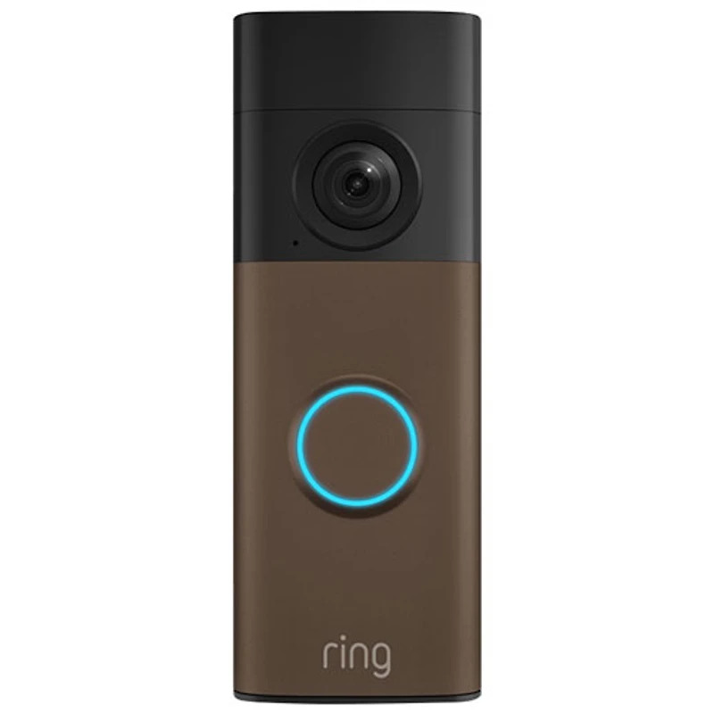 Sonnette vidéo sans fil à batterie de Ring (2e génération) - Moka mat