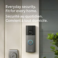 Ring Wire-Free Battery Video Doorbell (2nd Gen) - Speckled Grey