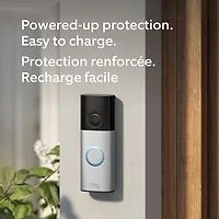 Ring Doorbell Plus Wire-Free Battery Wi-Fi Video Doorbell (2nd Gen) - Nickel Silver