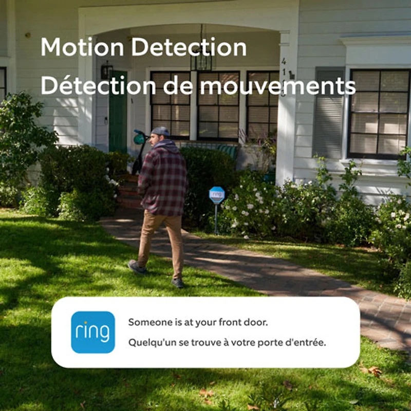 Ring Doorbell (Wired) Wi-Fi Video Doorbell with Chime - Speckled Grey