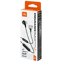 JBL Endurance Run 3C In-Ear Sound Isolating Wired Sports Earbuds - Black / Grey