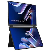 ASUS ZenScreen Duo 14" WUXGA 60HZ 1ms LED Foldable Portable Monitor (MB14FCD)