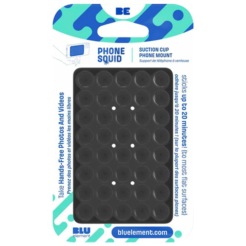 Blu Element PhoneSquid Universal Suction Cup Phone Mount - Black
