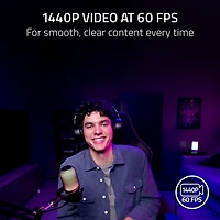 Razer Kiyo V2 X 1440P 60FPS Full HD Streaming Webcam - Black