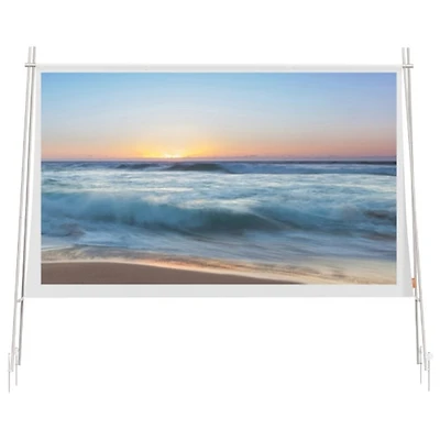 Écran de projection portatif pour l'extérieur XGIMI de 70 po - Blanc mat