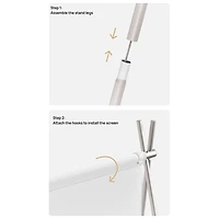 Écran de projection portatif pour l'extérieur XGIMI de 70 po - Blanc mat