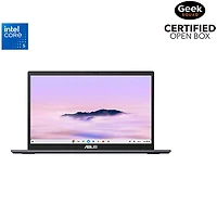 Boîte ouverte - Chromebook Plus CX34 à écran tactile 14 po d'ASUS - Gris rocheux (Core 5 120U d'Intel/RAM 16 Go/SSD 512 Go/ChromeOS)