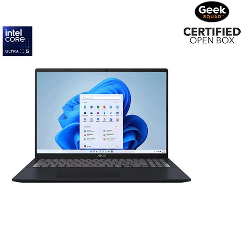 Open Box - ASUS Vivobook 16 16" Laptop - Quiet Blue (Intel Core Ultra 5 225H/16GB RAM/512GB SSD/Windows 11 Home)