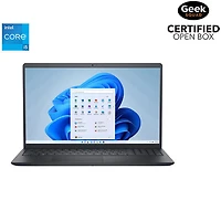 Boîte ouverte - Portable à écran tactile de 15,6 po de Dell - Noir carbone (Core i5-1334U d'Intel/RAM 16 Go/SSD 512 Go/Windows 11 Famille)