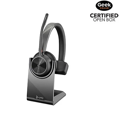 Open Box - HP Poly Voyager 4310-M On-Ear Noise Cancelling Bluetooth Headset (77Y93AA) - Black