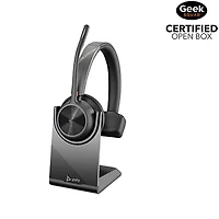 Open Box - HP Poly Voyager 4310-M On-Ear Noise Cancelling Bluetooth Headset (77Y93AA) - Black