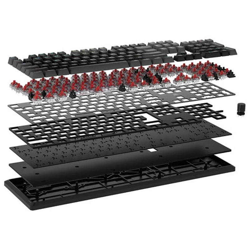 Corsair K70 CORE Backlit Mechanical Red Linear Gaming Keyboard - Carbon Grey - English