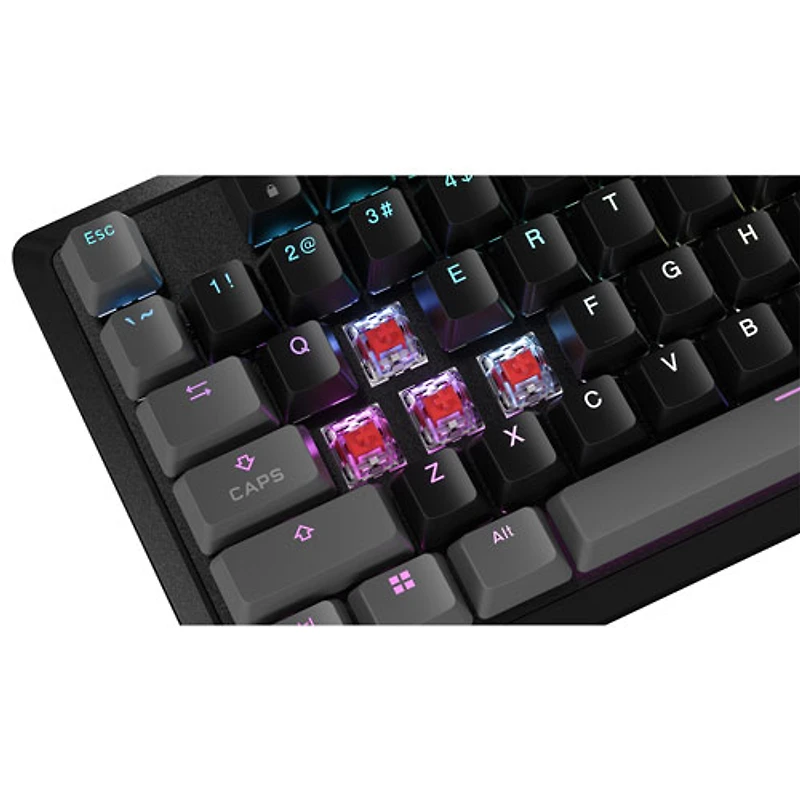 Corsair K70 CORE Backlit Mechanical Red Linear Gaming Keyboard - Carbon Grey - English