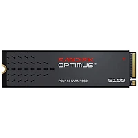 SanDisk Optimus 500GB NVMe PCI-e Internal Solid State Drive (SDSP51500GAN-000E0) - Black