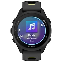 Garmin Forerunner 170 Music 43mm GPS Running Smartwatch - Black / Amp Yellow