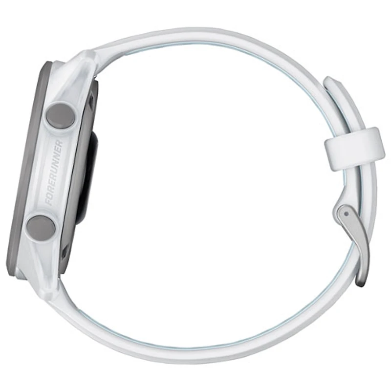 Montre intelligente de course de 43 mm Forerunner 170 de Garmin avec GPS - Blanc /Bleu ciel