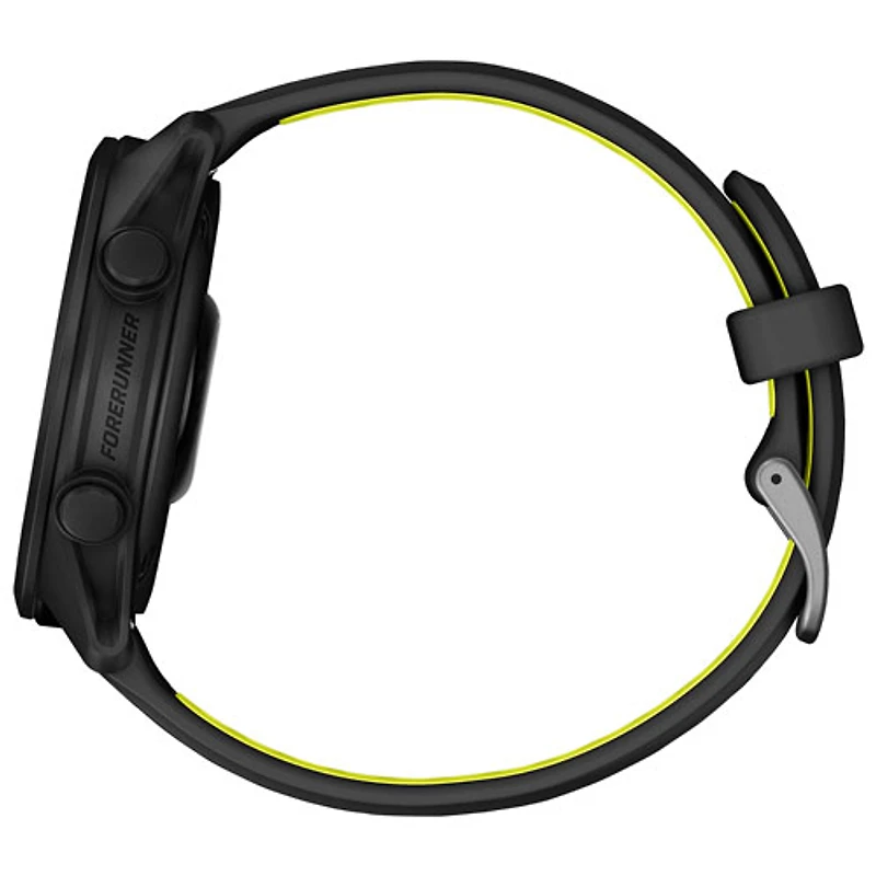 Garmin Forerunner 170 43mm GPS Running Smartwatch - Black / Amp Yellow