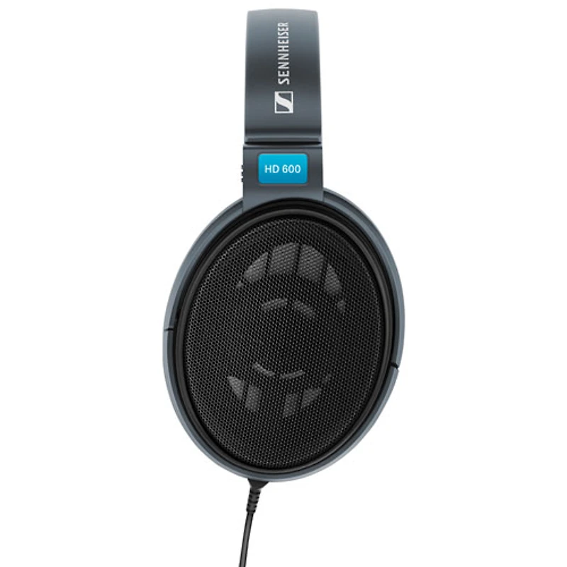 Casque d'écoute avec fil à dos ouvert HD 600 pour audiophile de Sennheiser - Noir