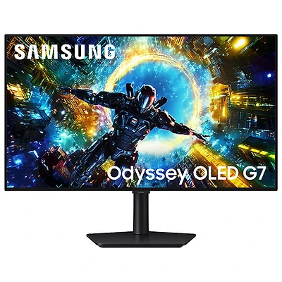 Moniteur de jeu DELO 32 po UHD 4K 165 Hz 0,03 ms GÀG G-Sync FreeSync Odyssey G73H de Samsung (LS32HG730SNXZA) - Noir