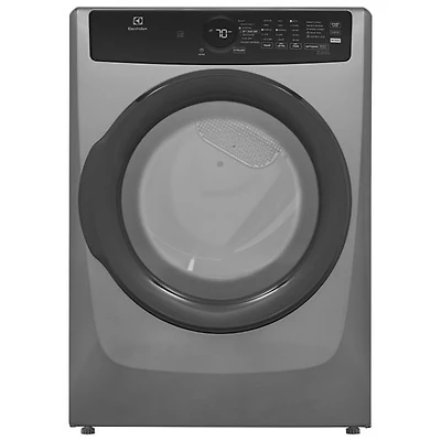 Open Box - Electrolux 8.0 Cu. Ft. Electric Steam Dryer (ELFE743CAT) - Titanium - Perfect Condition