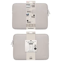 LOGiiX Vibrance Neo 13" MacBook Sleeve with USB-C to USB-C Cable - Silver