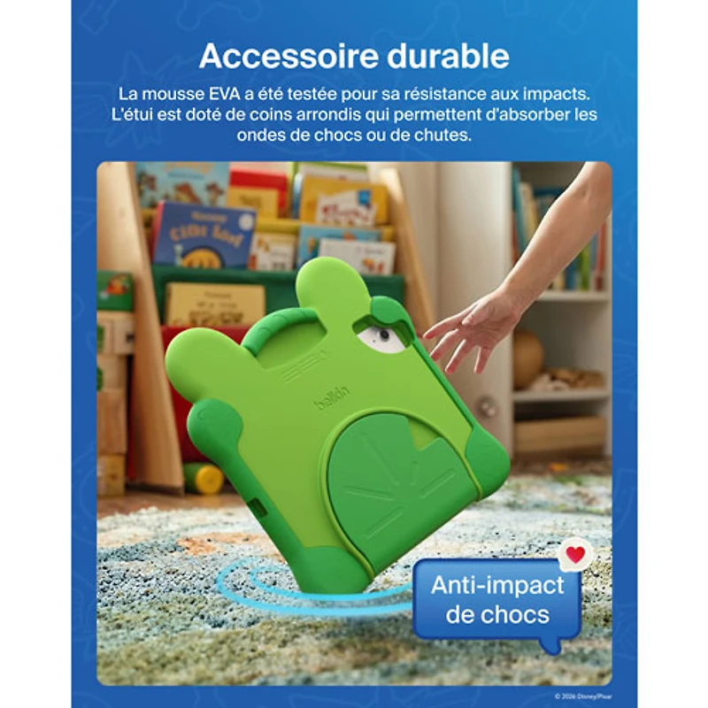 Étui Lilypad Histoire de jouets 5 de Belkin pour iPad 11 po (A16)/iPad 10,9 po (10e génération) - Vert
