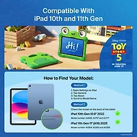 Étui Lilypad Histoire de jouets 5 de Belkin pour iPad 11 po (A16)/iPad 10,9 po (10e génération) - Vert