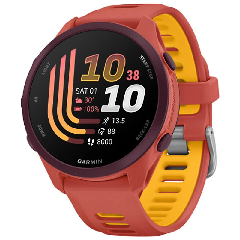 Montre intelligente GPS pour la course Forerunner 170 de 43mm à écran AMOLED de Garmin