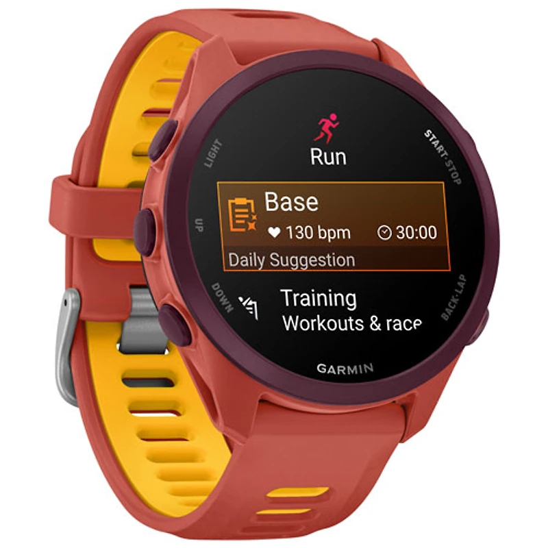 Montre intelligente GPS pour la course Forerunner 170 de 43mm à écran AMOLED de Garmin