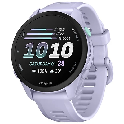 Montre intelligente GPS pour la course Forerunner 70 de 43mm à écran AMOLED de Garmin