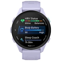 Montre intelligente GPS pour la course Forerunner 70 de 43mm à écran AMOLED de Garmin