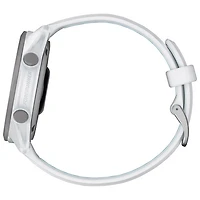 Garmin Forerunner 170 Music AMOLED Bluetooth GPS Running Smartwatch - White / Cloud Blue