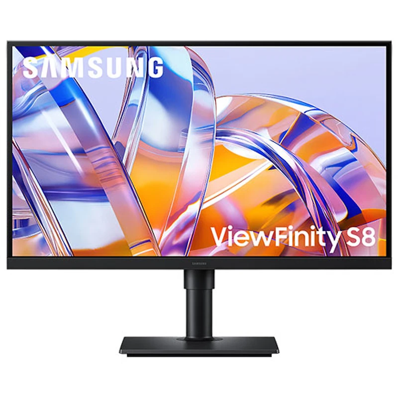 Samsung ViewFinity S8 27" 4K Ultra HD 60Hz 5ms GTG IPS LED Monitor (LS27H802UANXGO) - Black