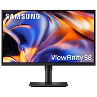 Samsung ViewFinity S8 27" 5K IPS LED Monitor (LS27H804EFAXZA) - USB-C, Flicker-Free/Blue Light, HDR10
